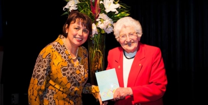 Patron Betty Amsden OAM and Kathryn Fagg (Chair of Melbourne Recital Centre) Patron Betty Amsden OAM and Kathryn Fagg (Chair of Melbourne Recital Centre)
